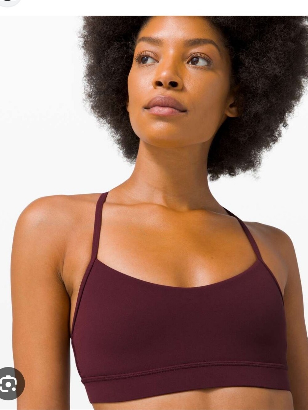 lululemon athletica Flow Y Light-Support Bra in Cassis Size 6